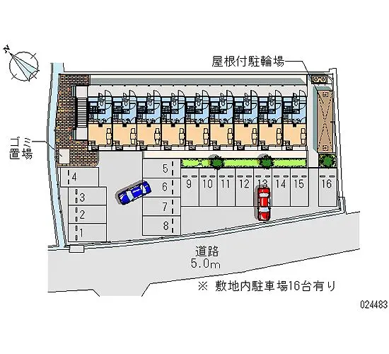 ★手数料０円★彦根市小泉町　月極駐車場（LP）